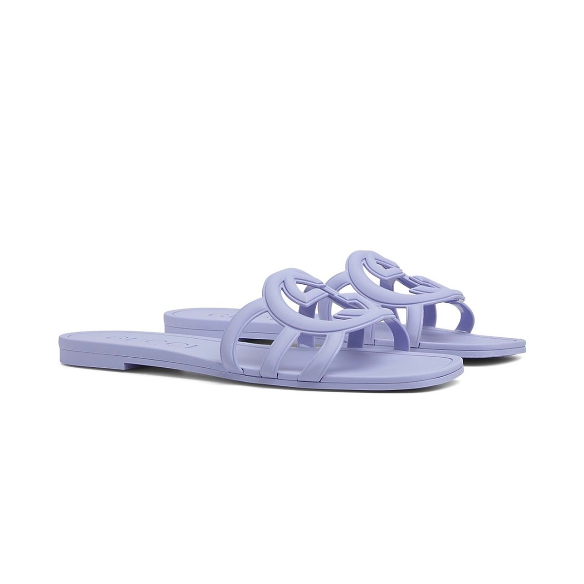 Gucci Women's Palma Slide Sandals 37 BNIB in Lilac | eBay