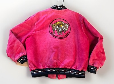 Win-Sat Vintage Aztec Jacket Men's XXL Dubois Wyoming Fire Dept Buffalo