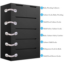 Baby Cabinet Locks, Child Safety Cabinet Proofing -Child Safety Strap Locks A...
