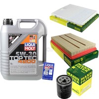 Mann Inspektionspaket 5L Liqui Moly Top Tec 4200 5W-30 FüR Subaru Justy 1.3 AWD