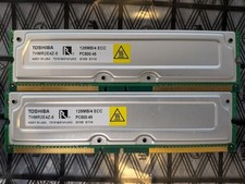 Toshiba THMR2E4Z-8 | 256MB (128MBx2) | PC800-45 RDRAM | ECC