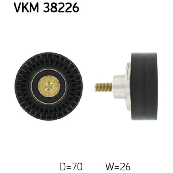 Umlenk-/FüHrungsrolle Keilrippenriemen SKF VKM 38226 FüR BMW 3Er Z3 Roadster-image