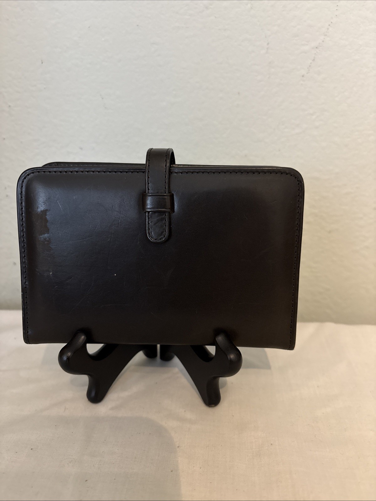 Vintage 90s Unused Coach Address Book Leather Pocket Organizer Spiral 6x4 Rare
