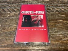 Youth of Today "We're Not in This Alone" Cassette, Revelation Records