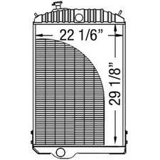 A-ar68872 Radiator - Fits John Deere Tractor Model 4630 (w/ Ac, Sn 10647- )