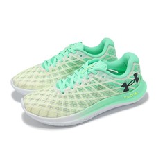 Under Armour Flow Velociti Wind 2 UA White Green Women Road Running 3025662-106