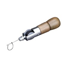 Leather Sewing Awl Stitching Awl Ergonomic Practical Wooden Handle Hand Sewing