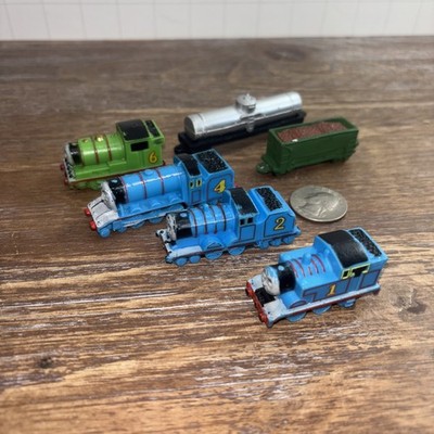 Set of 4 Thomas the Train Engine Mini Toys includes Gordon Thomas Edward Percy +