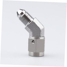 -3 AN Male to Female 45 Degree Swivel Stainless Steel Brake Fitting Adapter