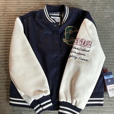 Limited Too Girls Relaxed Fit Snap Closure Varsity Jacket