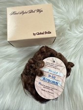 Global Dolls Doll Wig , ANGELA, Auburn, Size 9-10
