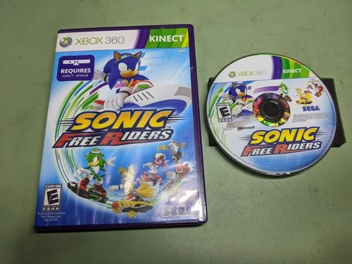 Sonic Free Riders Microsoft XBox360 Disk and Case
