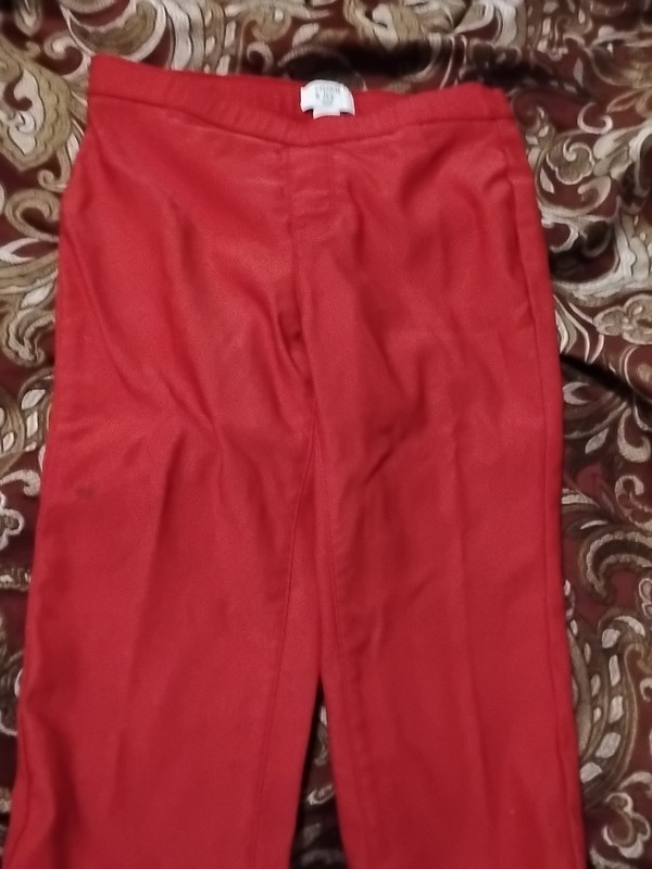 Crown & Ivy Kids Red Pants Youth Kids Trousers Dress Slacks Size Small