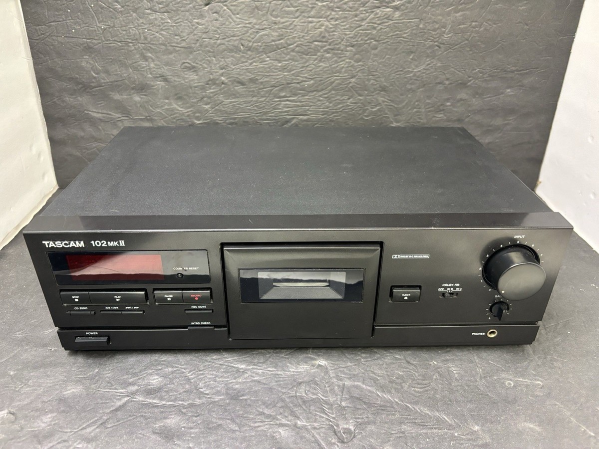 TASCAM 102 MKII Single Cassette Tape Deck | eBay