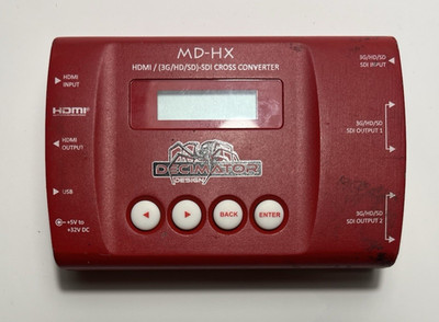 Decimator Design MD-HX HDMI/SDI/USB Cross Converter | NO POWER