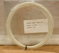 DURA ACE BADMINTONSCHL&Auml;GER SAITE 0,77mm GRADE 33ft-10 METER WEISS