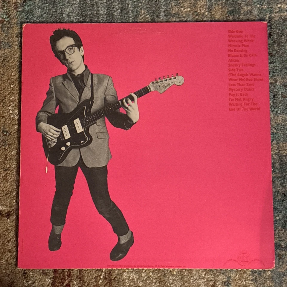 ELVIS COSTELLO - My Aim Is True - Vinyl LP - 1977 UK 1st Press A1/B1 - PINK BACK - Image 2 of 3