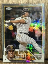 2023 Topps Chrome Logofractor Juan Soto #100 San Diego Padres