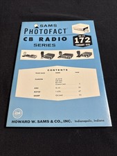 SAMS Photofact CB Radio Series Manual CB 172 February 1978