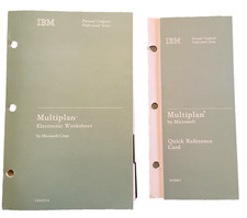 IBM PC Computer Professional Multiplan Electr...