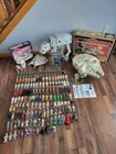 Vintage Star Wars Kenner Action Figures With Weapons And Ships