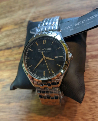James McCabe Automatic Belfast London Neu Herrenuhr
