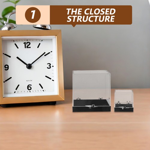  5 szt. Mineralne etui do przechowywania próbek Półka wystawowa na przedmioty kolekcjonerskie - Zdjęcie 3 z 12