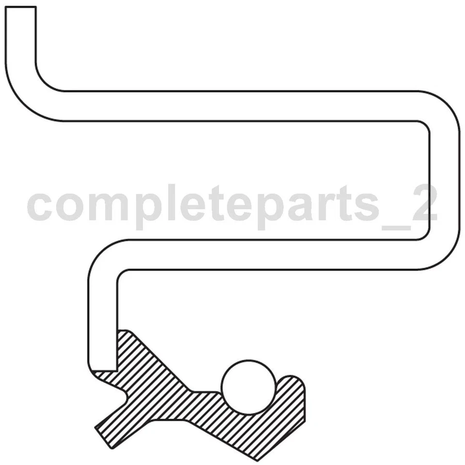 2 Rear Wheel Seal Fits Nissan Urvan 2.5L 3.0L 2.4L - Image 4 of 4