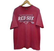 2004 Boston Red Sox World Series Champions t-shirt Size XL 00s y2k baseball Fade