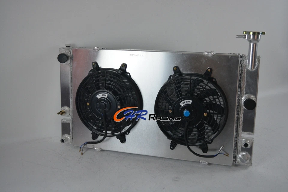 #2758 Radiador de aluminio + cubierta + ventilador para Toyota Prius 2004-2009 1,5 L EV-GAS Foto 3 de 4