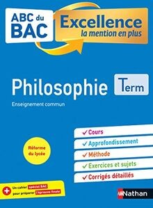 ABC du BAC Excellence Philosophie Terminale - La mention... | Buch | Zustand gut