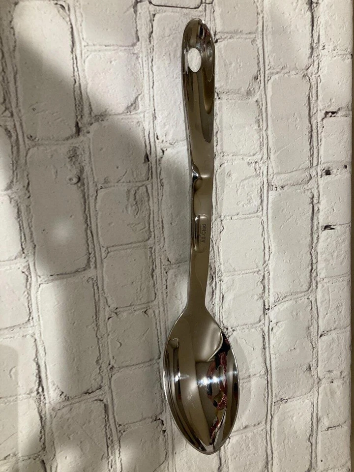 Cuchara para servir de acero inoxidable de grado comercial profesional todo revestido 13" Foto 2 de 4