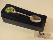 4H CLUB Logo On a 50 State Quarter Spoon VIRGINIA on Stem