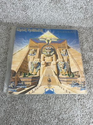 1984 Iron Maiden Powerslave Vinyl LP Album Capitol Records