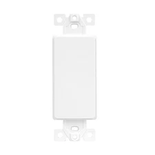 ENERLITES Blank Adapter Insert for Decorator Wall Plates, Unbreakable Polycar...