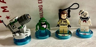 Lego Dimensions Minifigures: Ghostbusters Stay Puff Figures Toys 4pc Set Stands
