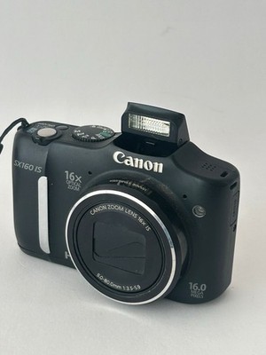 CANON  SX160  IS DİGİTAL CAMERA DİGİCAM  16MP 16X ZOOM SCHWARZ