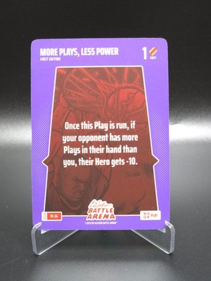 More Plays, Less Power 2026 Bo Jackson Battle Arena Edition Play Card #PL-54