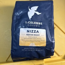 LA COLOMBE COFFEE NIZZA MEDIUM ROAST WHOLE BEAN 24 OZ BB 6-20-26 MILK CHOCOLATE 12.12 per pound