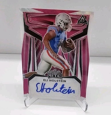 2023 Leaf Metal - Eli Holstein #BA-EH1 Pink Prismatic Rookie Auto; 2/5 (AU, RC)