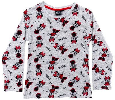 MINNIE MAUS 116 SHIRT GLITZER LANGARM DISNEY HERZEN MICKEY MICKY MOUSE DAISY