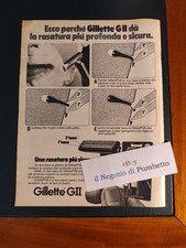Advertising - Pubblicità ITALIA ( 1975 ): GILLETTE G 2 RASOIO