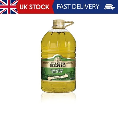 Filippo Berio Extra Virgin Olive Oil, Olive Oil 5 Litre Large Bottle, 5l