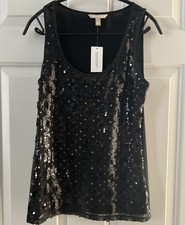 NWT Banana Republic cocktail / casual wear sleeveless top with sequins XS