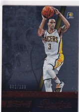 14/15 PANINI PRESTIGE GEORGE HILL BONUS SHOTS RED PARALLEL /199 #50