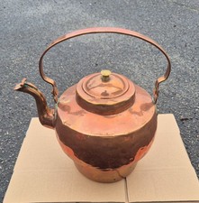 sch&ouml;ner alter Wasserkessel Kupferkessel um 1840 - norddeutsch /skandinavisch