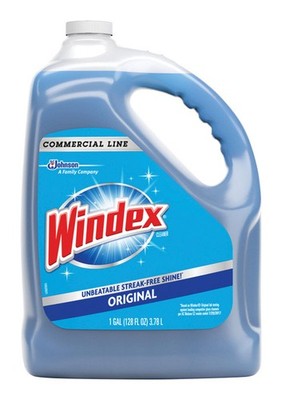 Windex Commercial Line No Scent Glass and Surface Cleaner 1 gal Liquid (4 PACK)