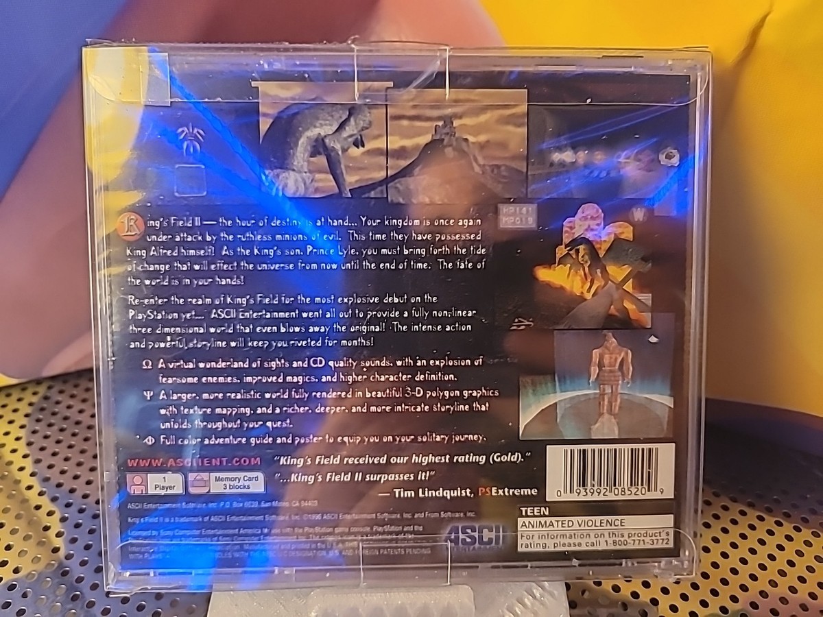 King's Field II (Sony PlayStation 1, 1996) for sale online King's Field II (Sony PlayStation 1, 1996) for sale online