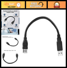 High-Speed Firewire 1394 6 Pin to USB C Adapter, Data Transfer Cable, USB 2.0 Co