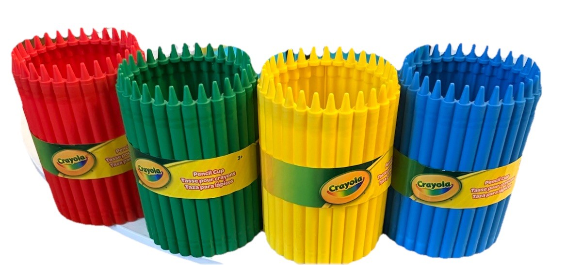 Cup / Desk Organizers - Red Yellow Green Blue
